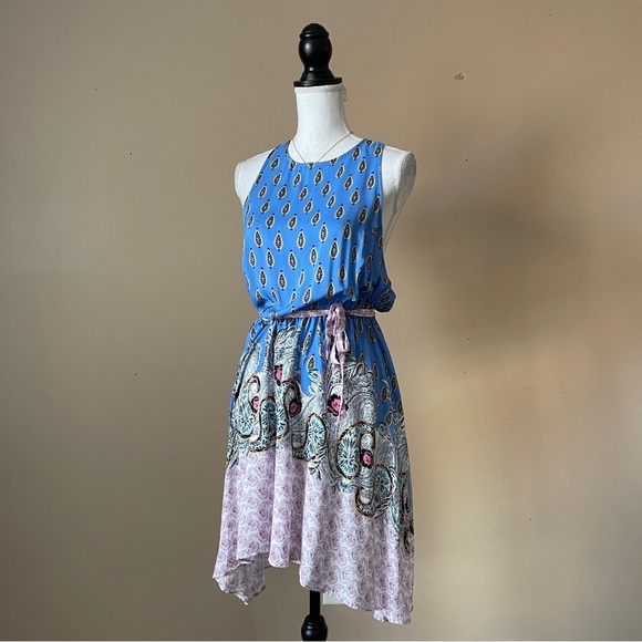 FREE PEOPLE | Rendezvous Girl Paisley Sleeveless Slip Dress Sz M - Picture 4 of 8